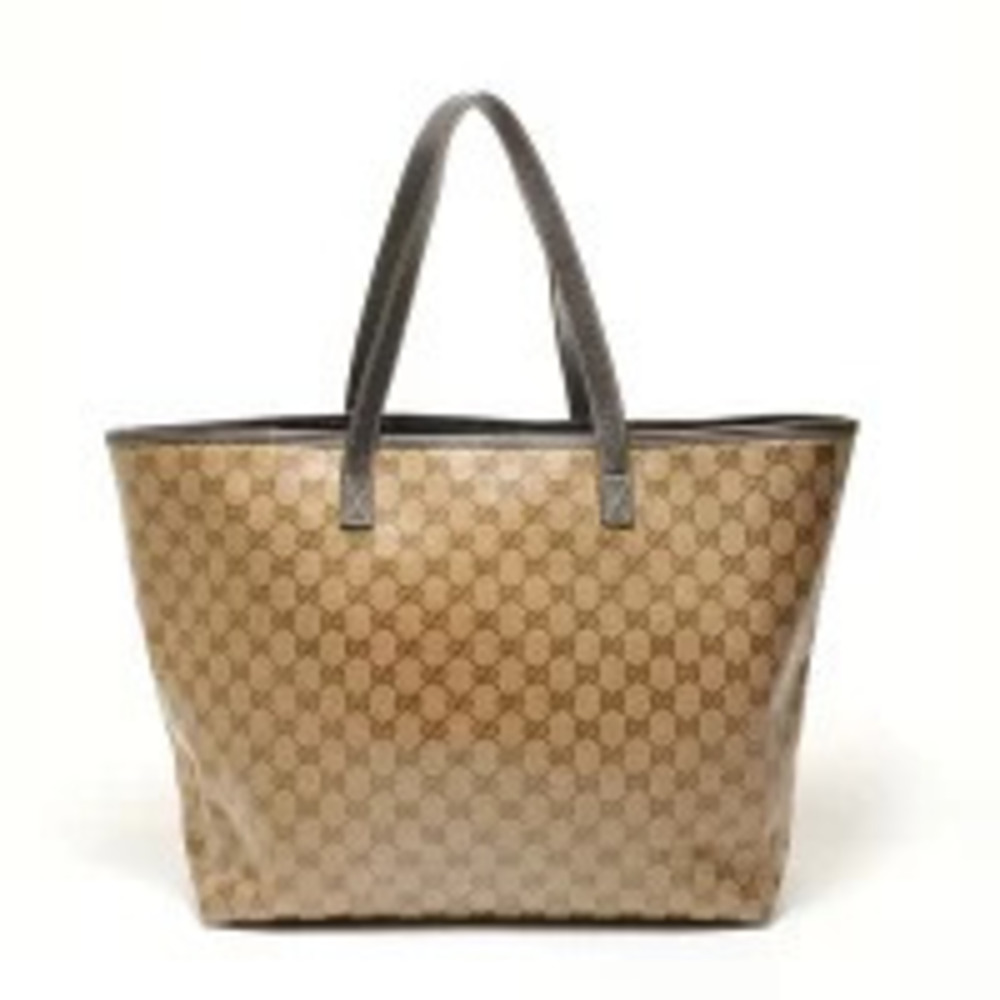 Gucci G Crystal Tote Bag Beige Cream